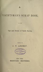 A yachtsman's scrap book