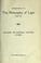 Cover of: Introduction to the philosophy of light ...