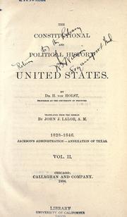 Verfassung und Demokratie der Vereinigten Staaten von Amerika by Hermann Eduard Von Holst
