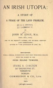Cover of: An Irish utopia by John Henry Edge