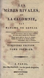 Cover of: Les m©Łeres rivales: ou, La calom
