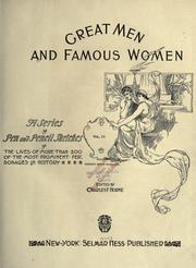 Cover of: Great men and famous women by Charles F. Horne