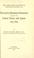 Cover of: The early diplomatic relations between the United States and Japan, 1853-1865