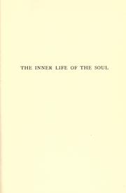 Cover of: The inner life of the soul: short spiritual messages for the liturgical year