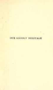 Cover of: Our goodly heritage: papers on some Catholic doctrines.