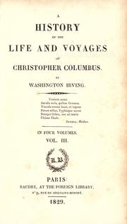 Cover of: A history of the life and voyages of Christopher Columbus. by Washington Irving, Washington Irving