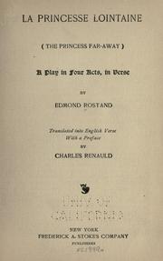 Cover of: La princesse lointaine by Edmond Rostand