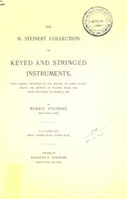 Cover of: The M. Steinert collection of keyed and stringed instruments by Morris Steinert