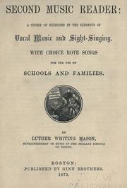 Cover of: Second music reader by Luther Whiting Mason