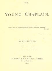 Cover of: The young chaplain ...