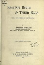 Cover of: British birds and their eggs: with a new method of identification