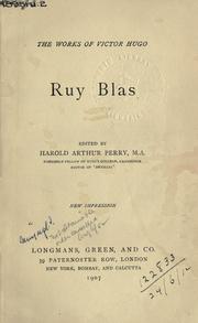 Cover of: Ruy Blas. by Victor Hugo