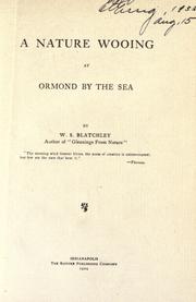 A nature wooing at Ormond by the sea by Willis Stanley Blatchley