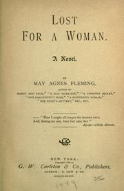 Cover of: Lost for a woman: a novel