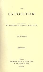 Cover of: The expositor