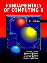 Cover of: Fundamentals of computing II: abstraction, data structures, and large software systems