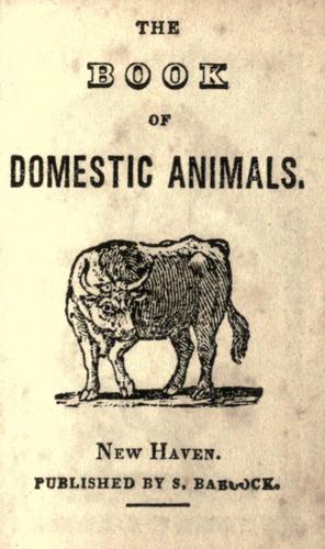 The book of domestic animals. by 