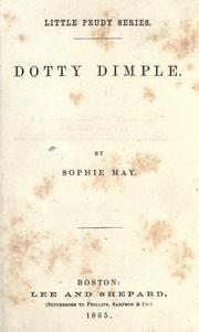 Cover of: Dotty Dimple by Sophie May