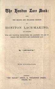 Cover of: The Honiton lace book.