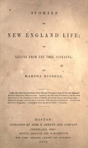 Cover of: Stories of New England life