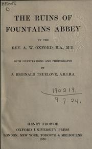Cover of: The ruins of Fountains Abbey by A.W Oxford