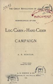 Cover of: The Tippecanoe campaign of 1840