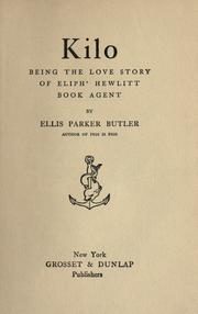 Cover of: Kilo by Ellis Parker Butler