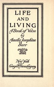 Cover of: Life and living: a book of verse