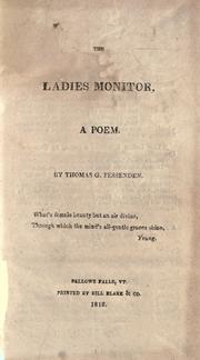 Cover of: The ladies monitor: a poem.