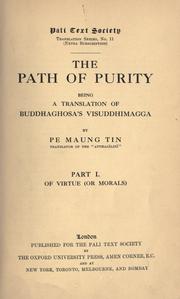 Cover of: The path of purity by Buddhaghosa.