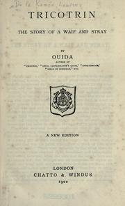 Cover of: Tricotrin by Ouida