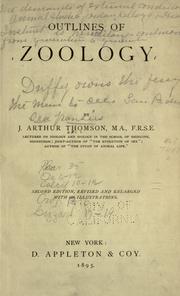 Cover of: Outlines of zoology by J. Arthur Thomson