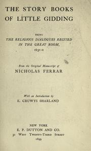 Cover of: The story books of Little Gidding by Nicholas Ferrar