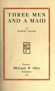 Cover of: Three men and a maid