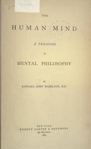 The human mind by Edward John Hamilton