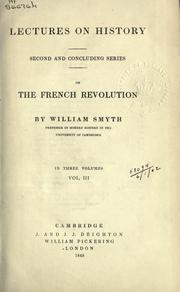 Lectures on history by Smyth, William