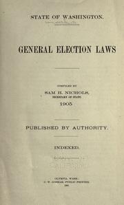 Cover of: General election laws.