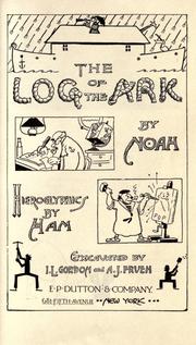 Cover of: The log of the Ark. by Gordon, Irwin Leslie, Gordon, Irwin Leslie