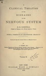 Cover of: clinical treatise on the diseases of the nervous system