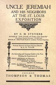 Cover of: Uncle Jeremiah and his neighbors at the St. Louis exposition