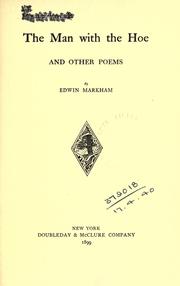 Cover of: The man with the hoe, and other poems. by Edwin Markham