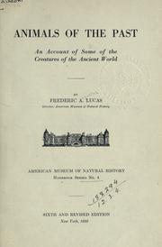 Cover of: Animals of the past by Frederic A. Lucas