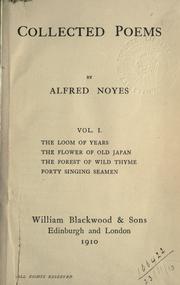 Cover of: Collected poems. by Alfred Noyes
