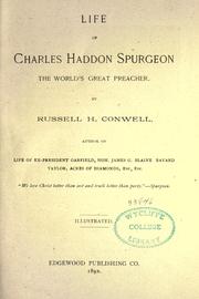Cover of: Life of Charles Haddon Spurgeon: the world's great preacher