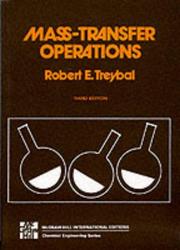 Cover of: Mass Transfer Operations (McGraw-Hill Classic Textbook Reissue) by Robert E. Treybal