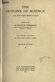Cover of: The outline of science by J. Arthur Thomson