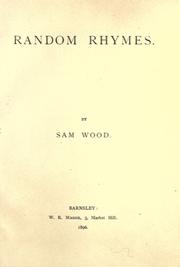 Cover of Random rhymes