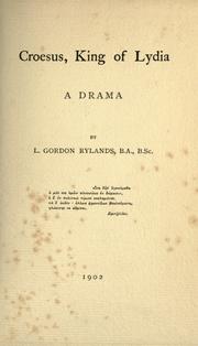 Cover of: Croesus, king of Lydia