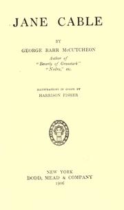 Cover of: Jane Cable by George Barr McCutcheon