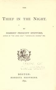 Cover of: The thief in the night